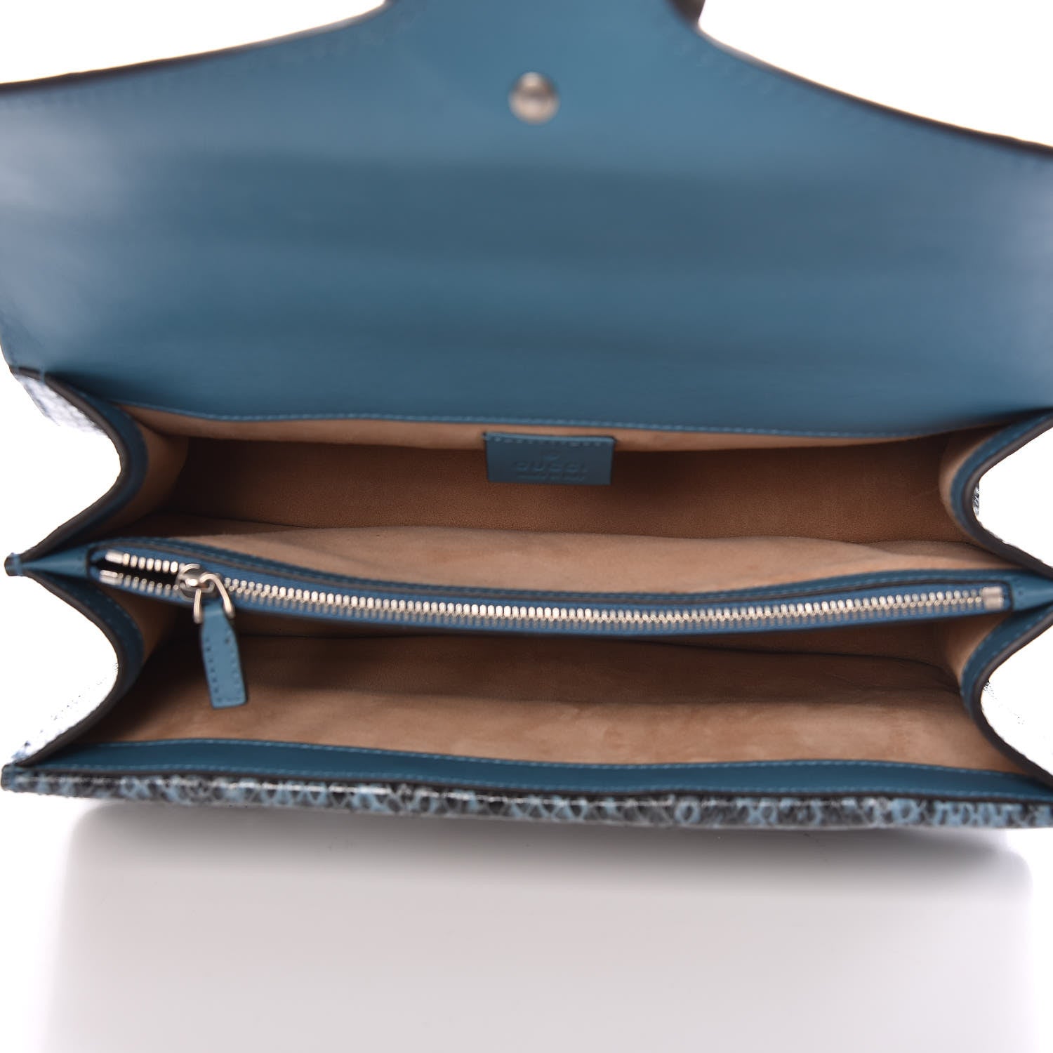 Gucci Snakeskin Blind For Love Embroidered Small Dionysus Shoulder Bag Ultramarine Multicolor 8 of 10