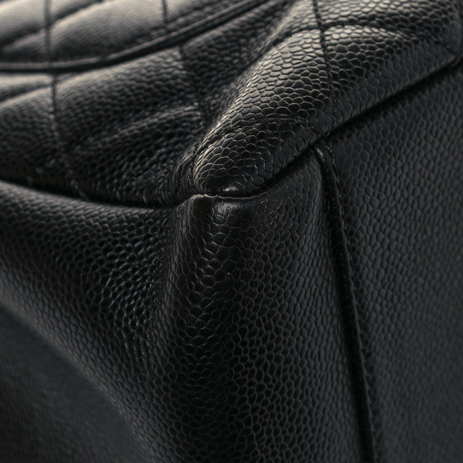 Chanel Caviar Quilted Grand Shopping Tote GST Black 11 of 12