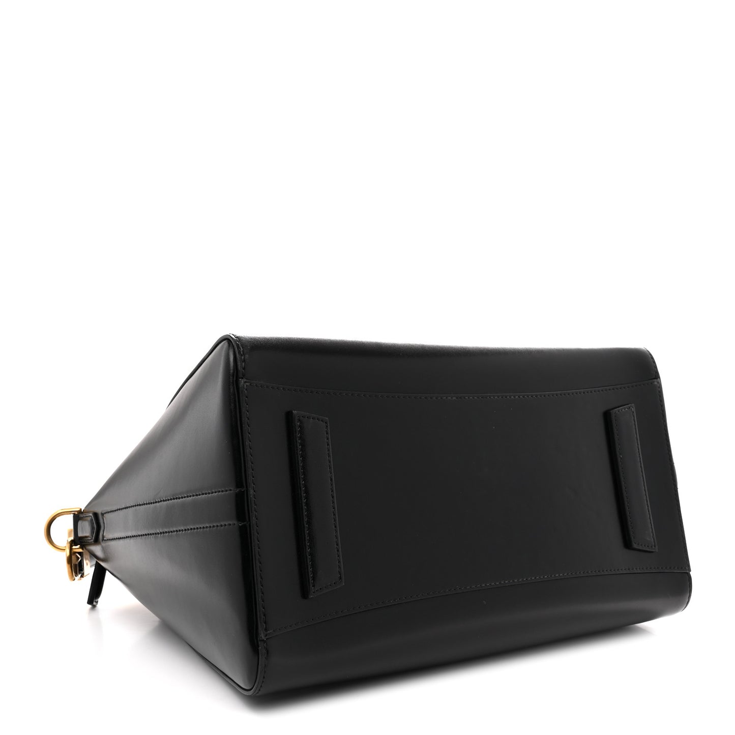 Shiny Lord Calfskin Medium Antigona Black