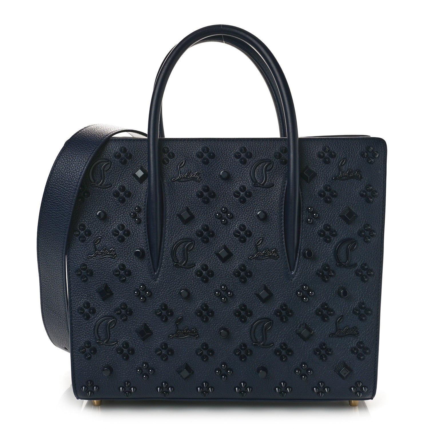 Christian Louboutin Calfskin Empire Loubinthesky Medium Paloma Ink 1 of 10
