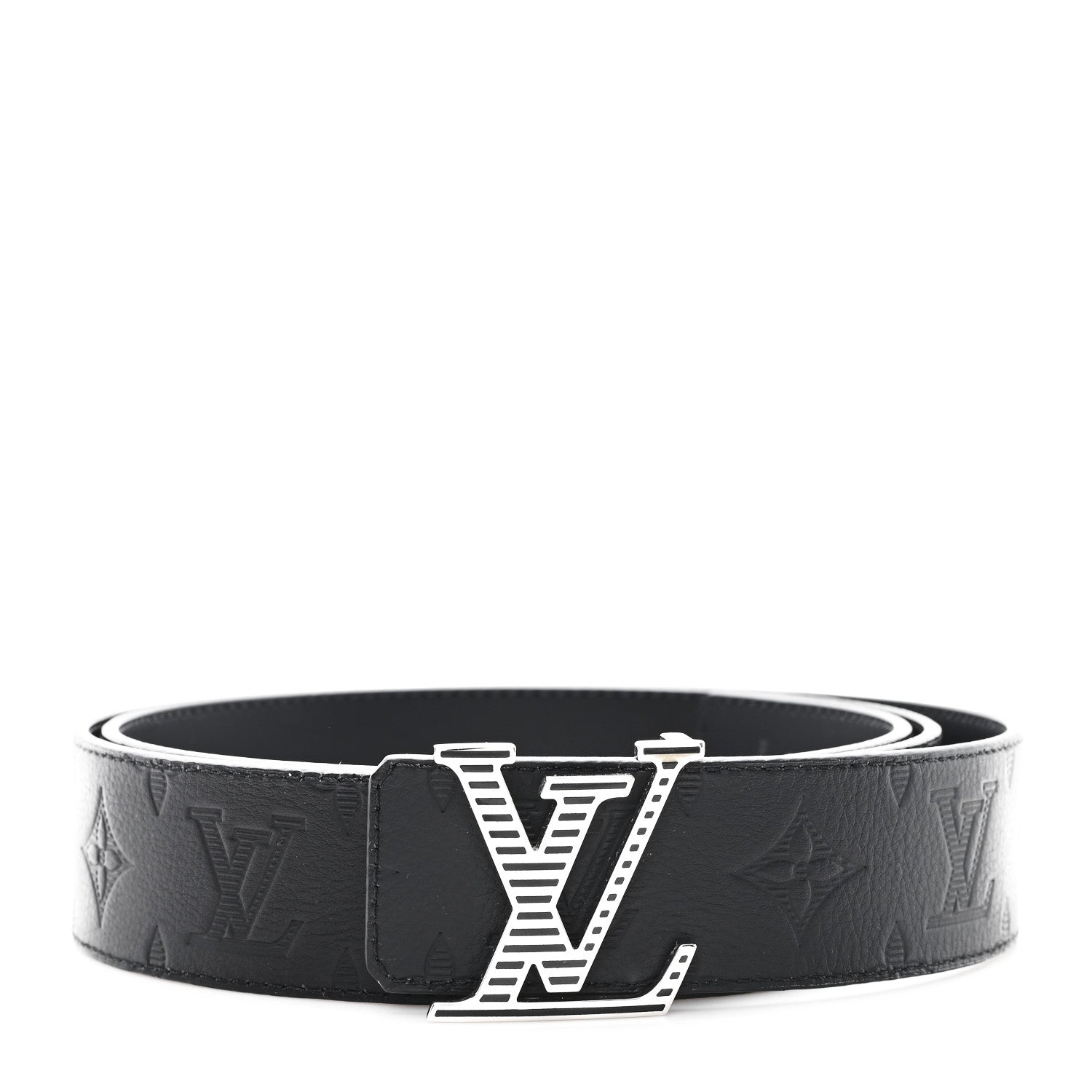 Louis Vuitton Monogram Shadow 40mm LV Shadow Reversible Belt 110 44 Black 1 of 5