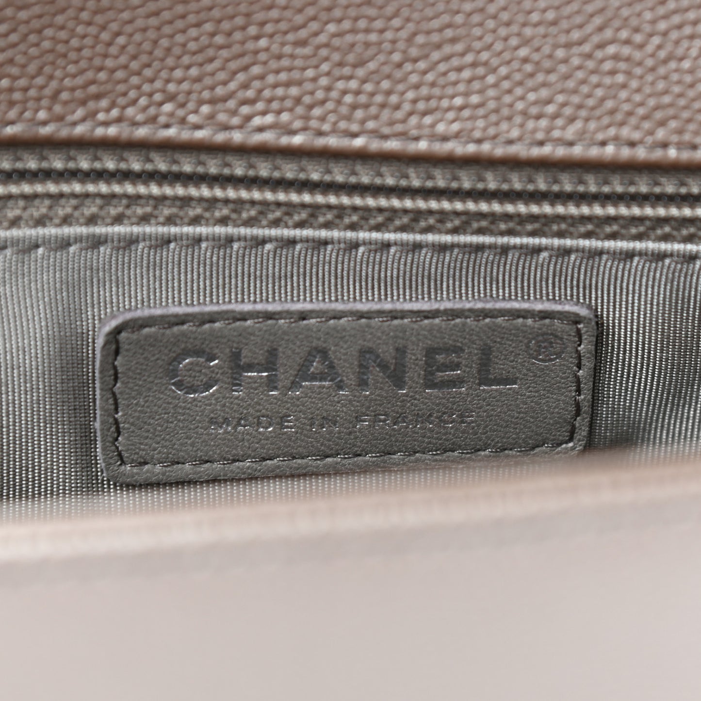 Metallic Caviar Quilted New Medium Boy Flap Copper