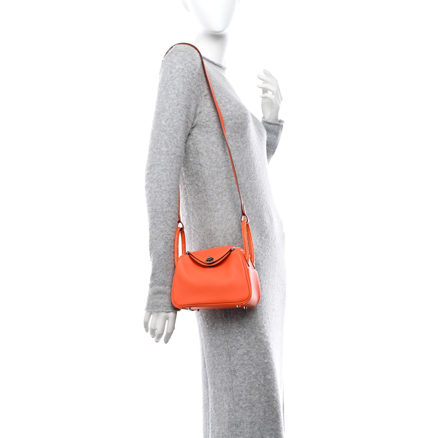 Matte Alligator Swift Mini Touch Lindy 20 Orange