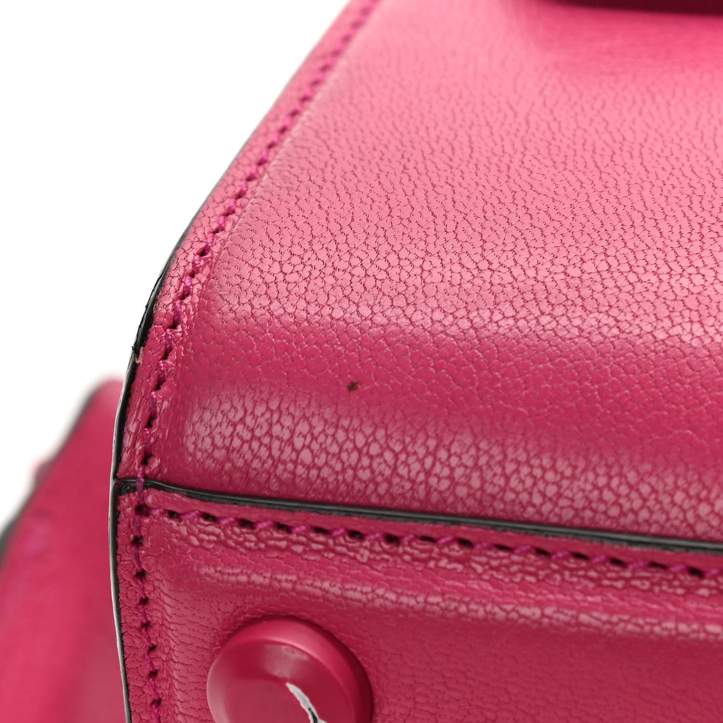 Calfskin The Piccolo Boxyz Top Handle Bag Pink