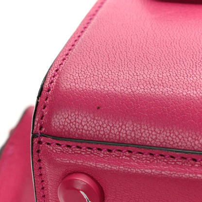 Salvatore Ferragamo Calfskin The Piccolo Boxyz Top Handle Bag Pink 12 of 13