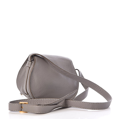 Chloe Calfskin Mini Marcie Round Crossbody Bag Cashmere Grey 3 of 11