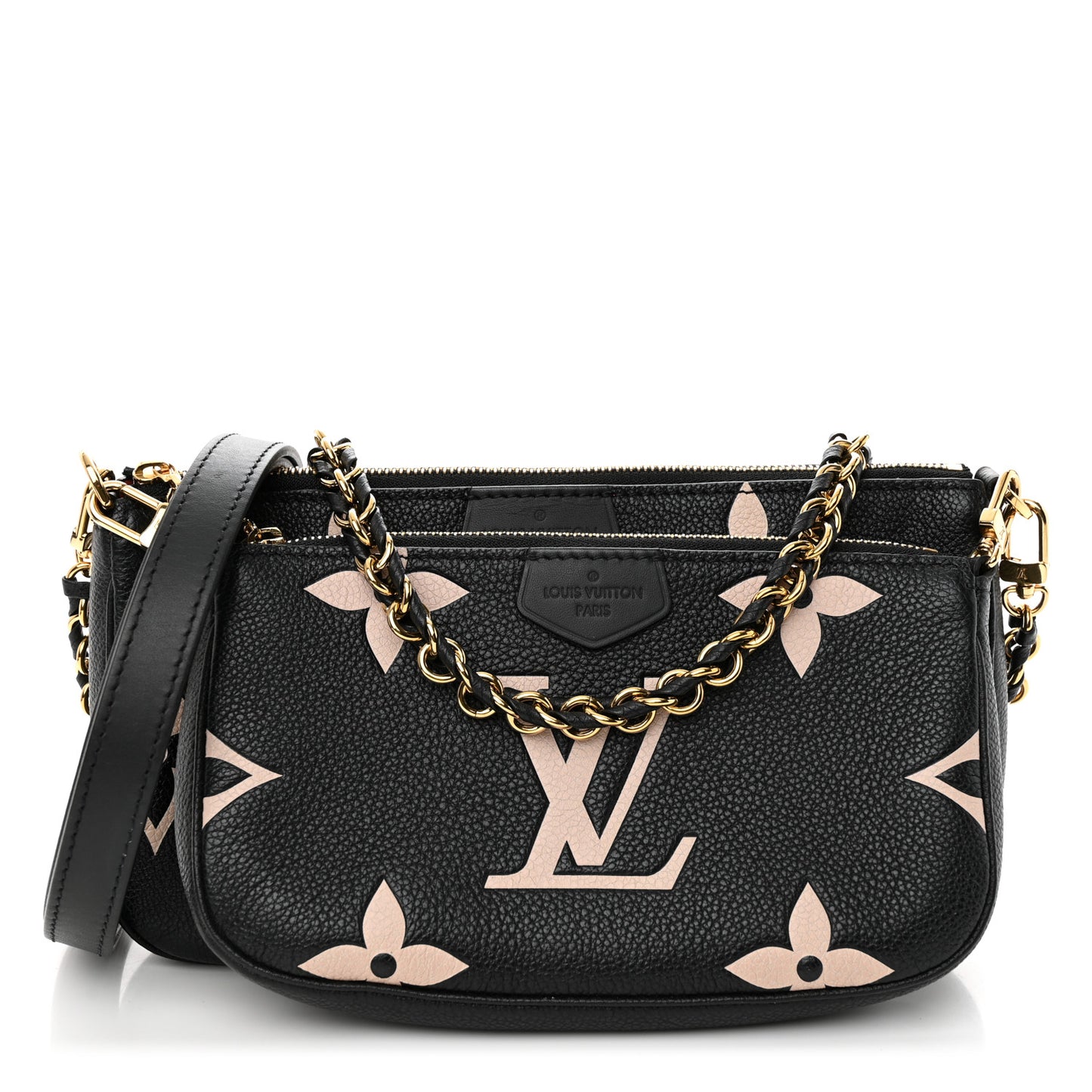 Empreinte Monogram Giant Multi Pochette Accessories Black Beige