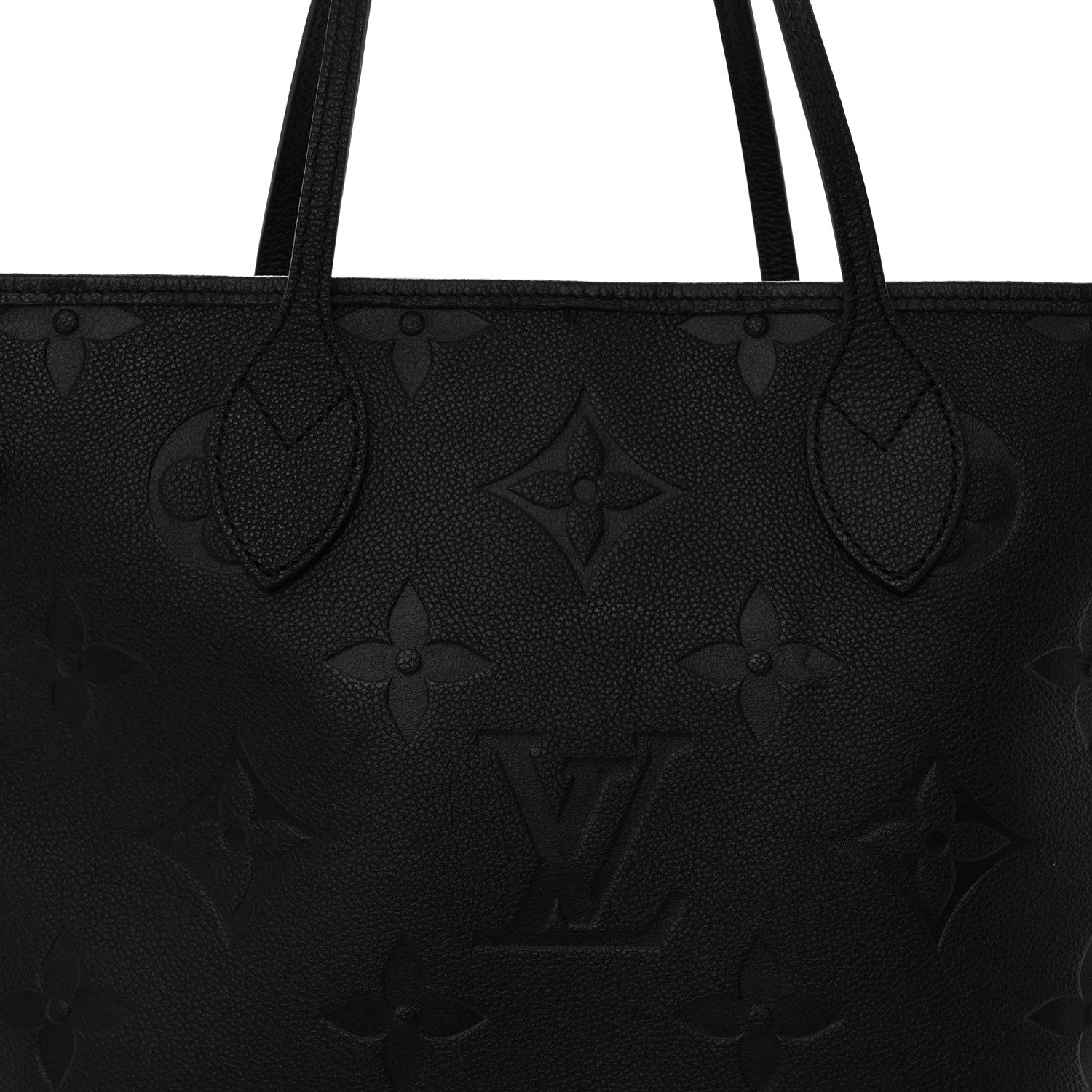 Louis Vuitton Empreinte Monogram Giant Neverfull MM Black 8 of 10
