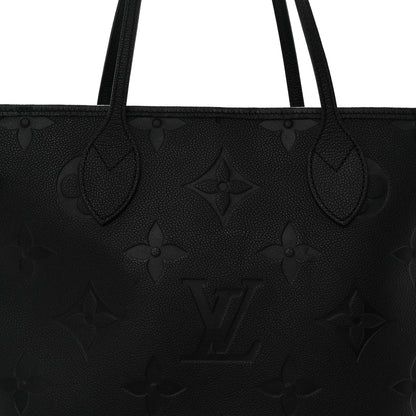 Louis Vuitton Empreinte Monogram Giant Neverfull MM Black 8 of 10