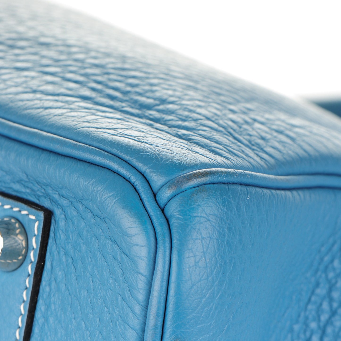 Taurillon Clemence Birkin 35 Blue Jean