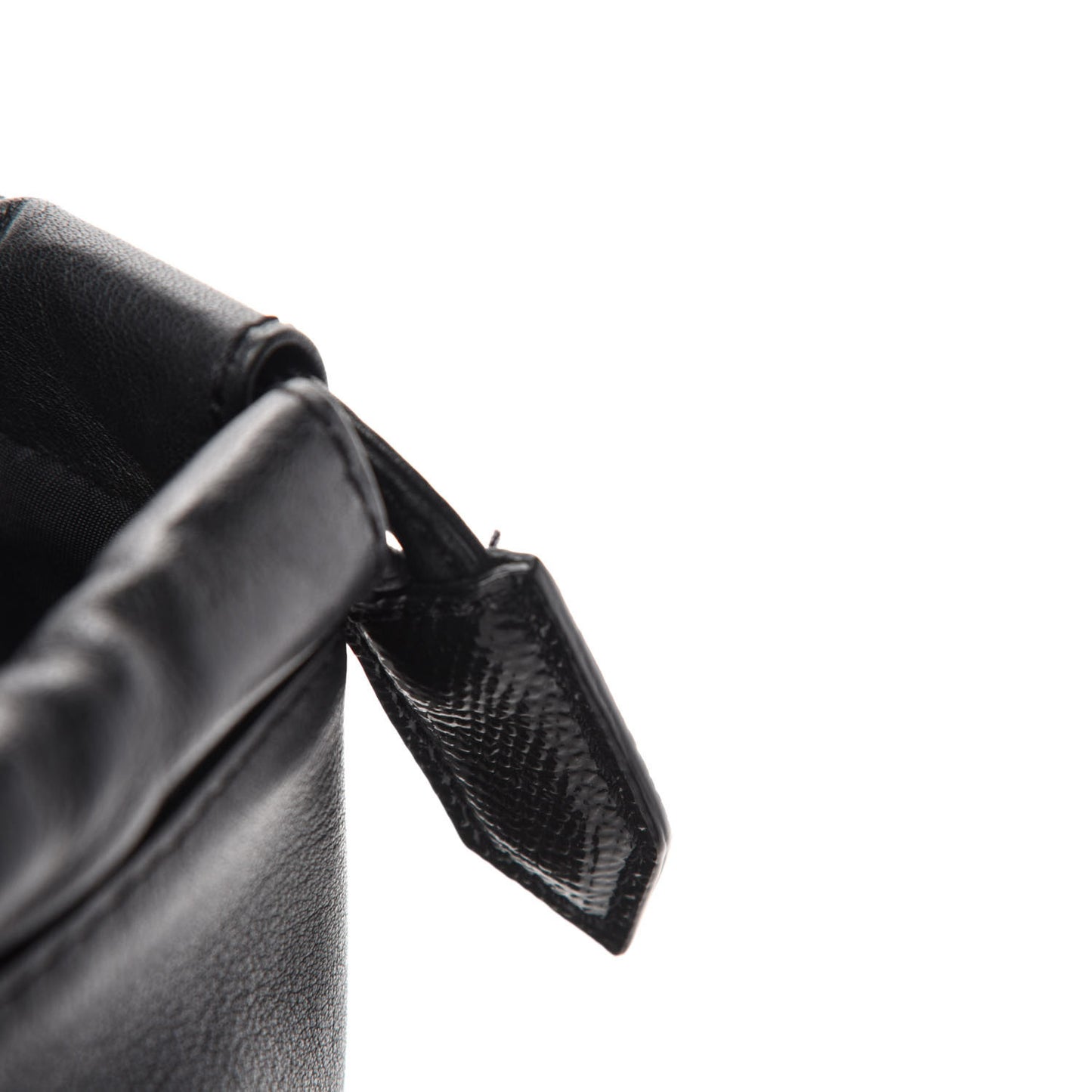 Grainy Calfskin Little Crush Black