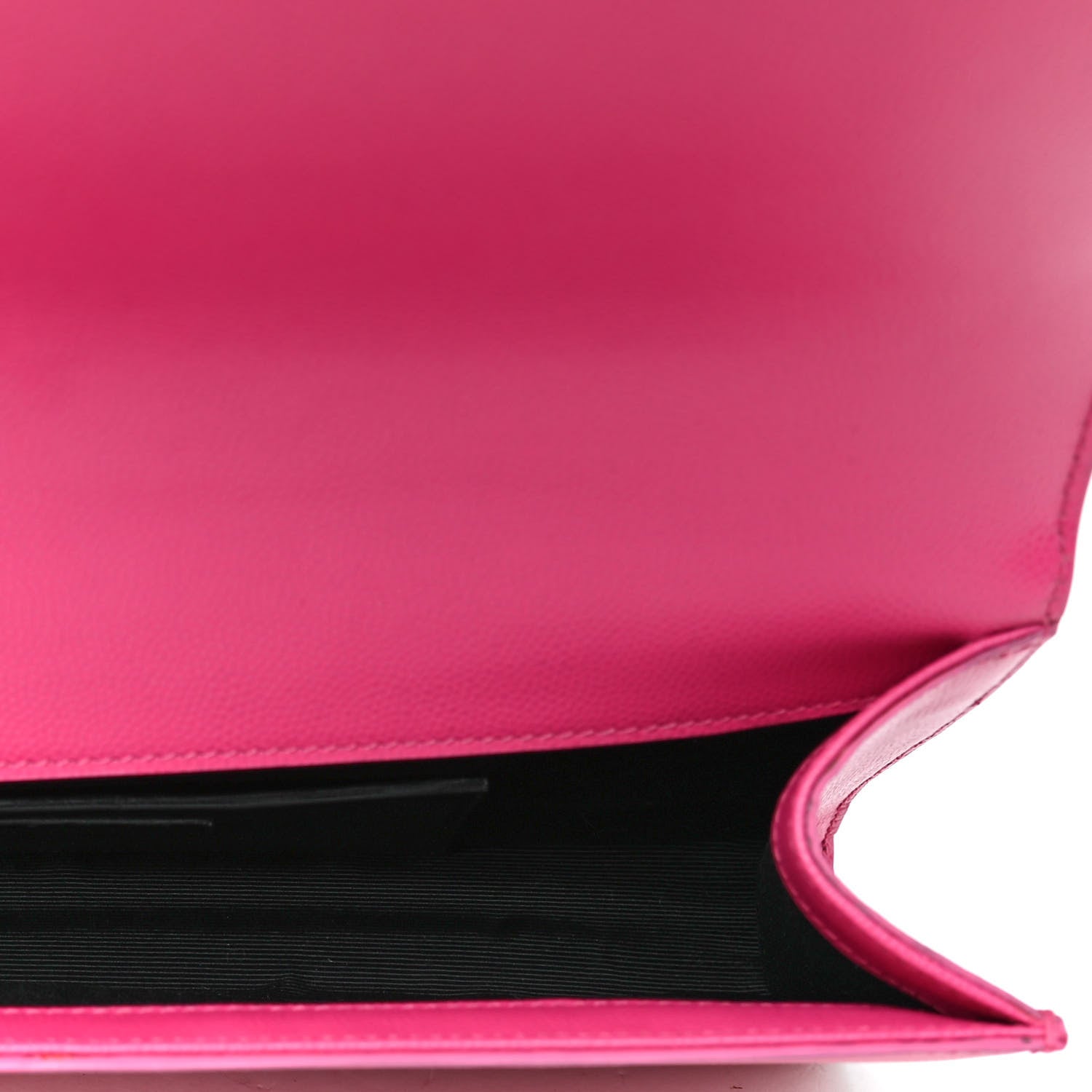 Saint Laurent Grain De Poudre Classic Monogram Cassandre Clutch Lipstick Fuchsia 4 of 5