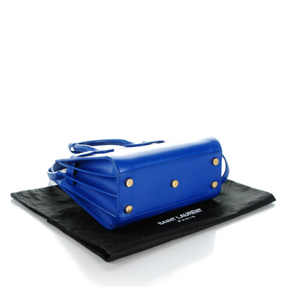 Saint Laurent Calfskin Nano Sac De Jour Royal Blue 4 of 8