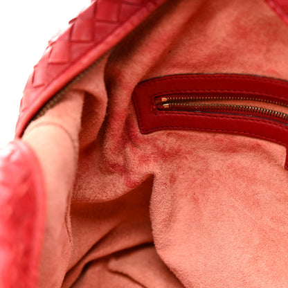 Bottega Veneta Nappa Intrecciato Montaigne Bag Red 12 of 22