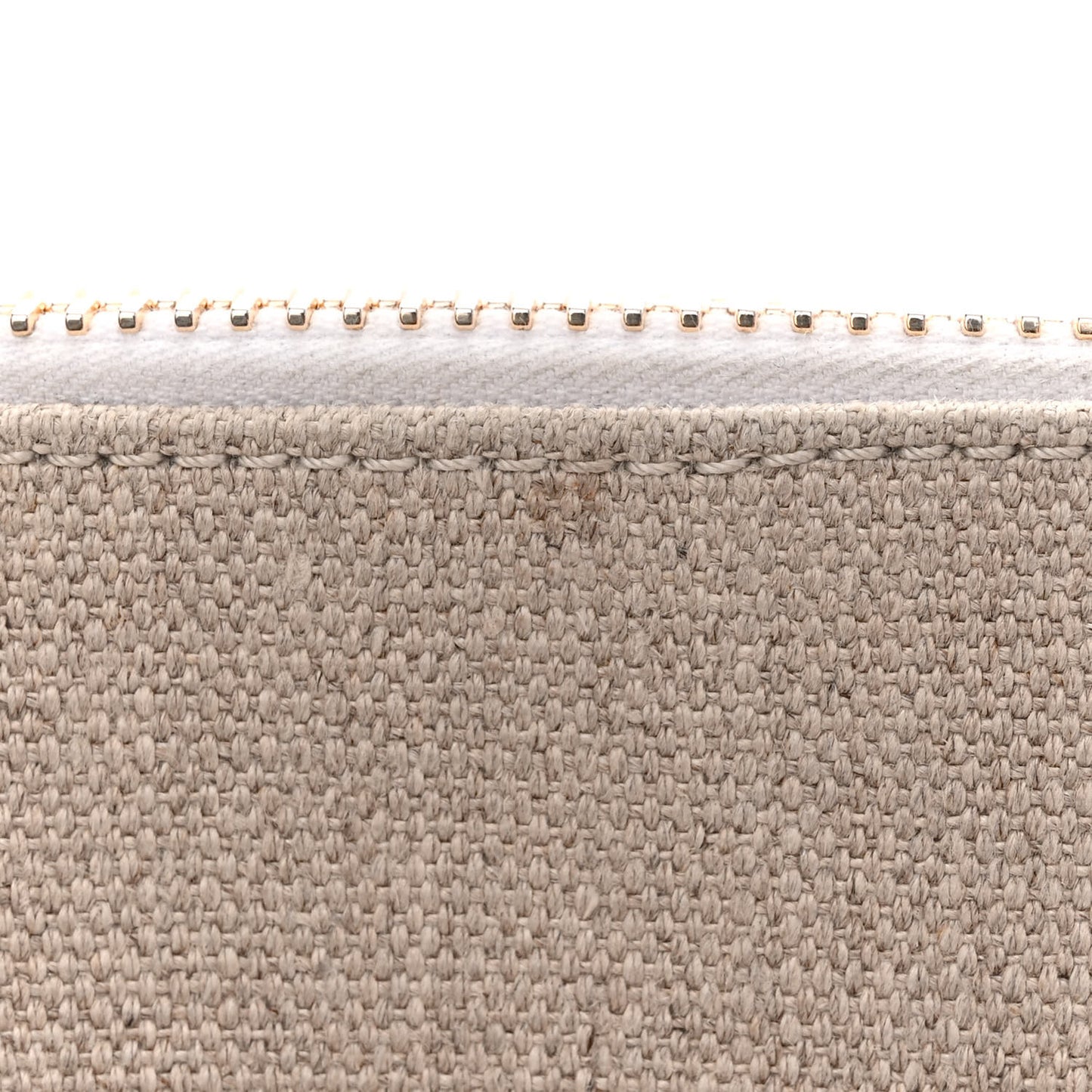 Canvas Calfskin Small Marcie Satchel White