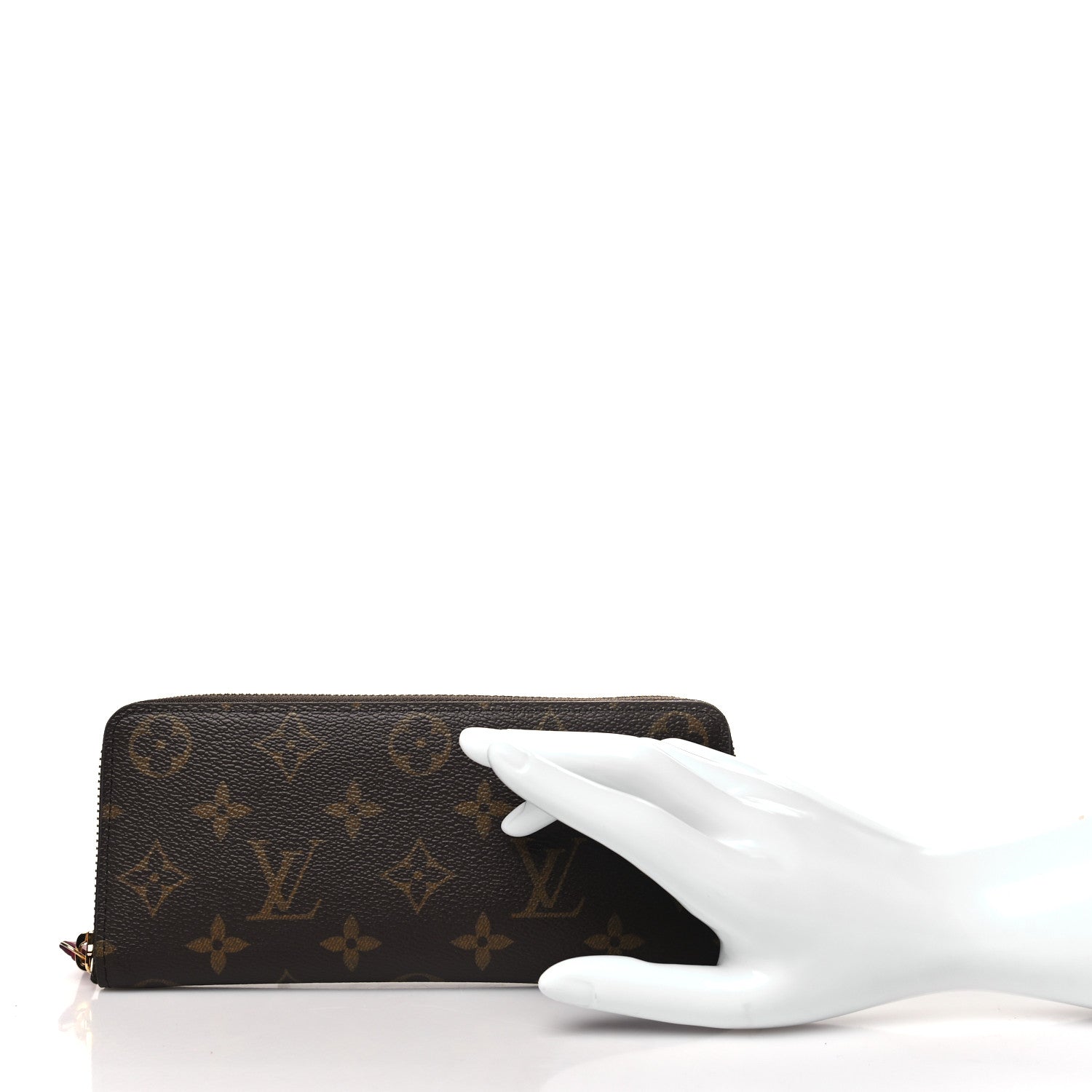 Louis Vuitton Monogram Clemence Wallet Fuchsia 2 of 9