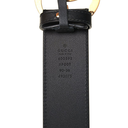 Gucci Calfskin Double G 40mm Belt 90 36 Black 3 of 3