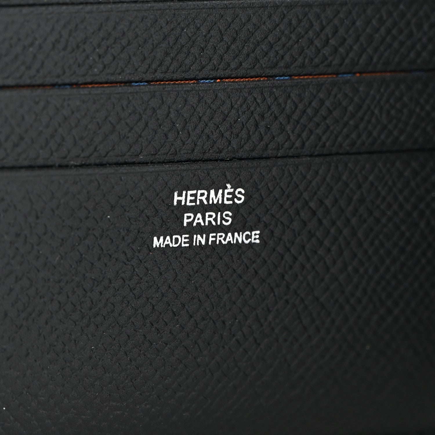 Hermes Epsom Citizen Twill Compact Wallet Black 6 of 10