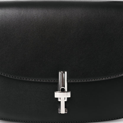 The Row Polished Saddle Calfskin Sofia 8.75 Shoulder Bag Black 7 of 13