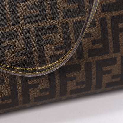 Fendi Zucca Spalmati Medium Roll Tote Tobacco Giallo 23 of 25