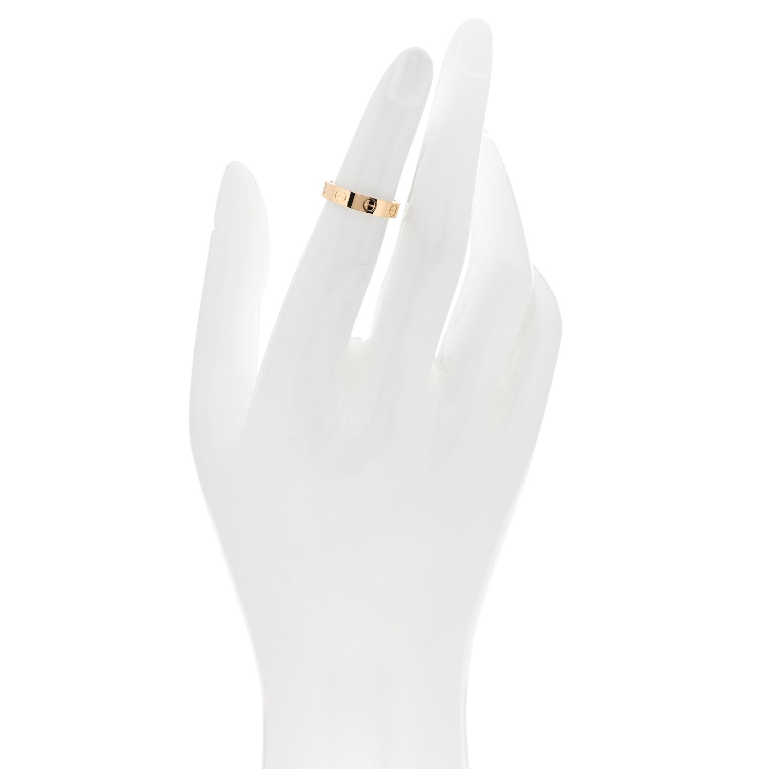Cartier 18K Yellow Gold 3.5mm LOVE Wedding Band Ring 47 4 2 of 5