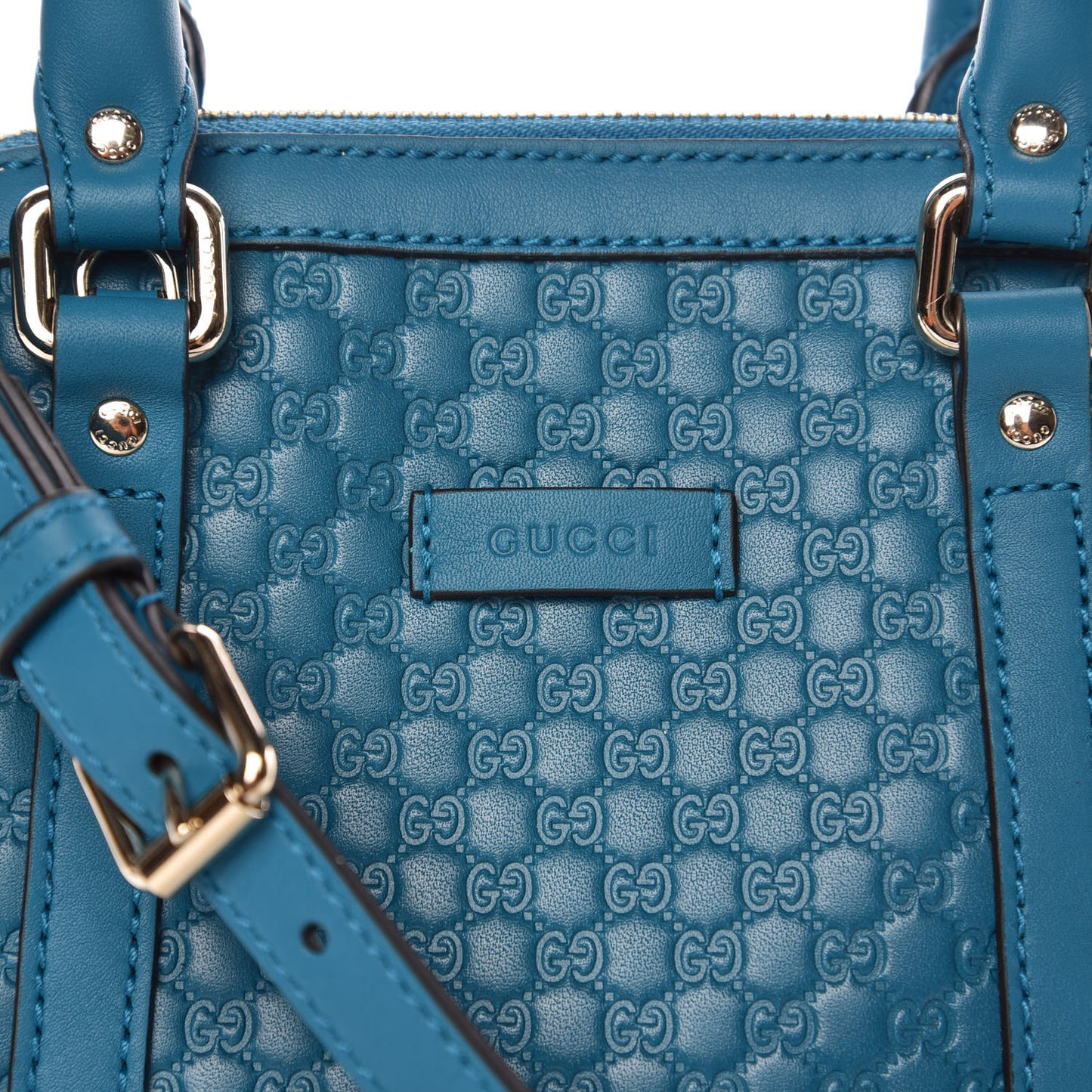 Microguccissima Mini Dome Bag Deep Cobalt