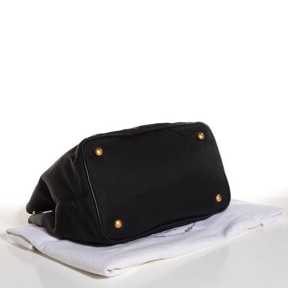 Prada Tessuto Soft Calf Tote Nero Black 4 of 10