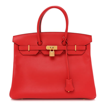 Hermes Swift Birkin 35 Rouge de Coeur 1 of 12