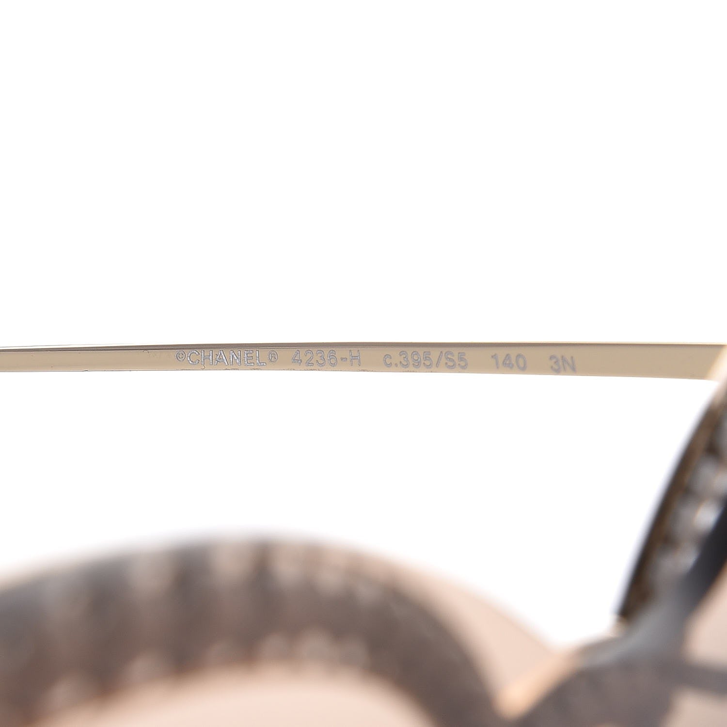 Chanel Acetate Metal Pearl Butterfly Sunglasses 4236-H Brown 6 of 7