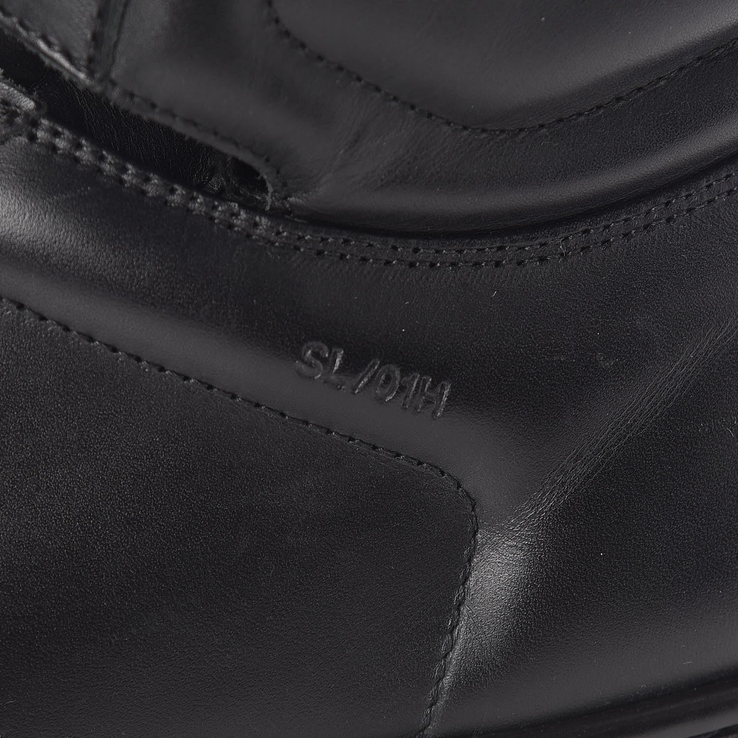 Saint Laurent Calfskin Mens Court Classic SL/01H High Top Sneakers 43.5 Black 10 of 11