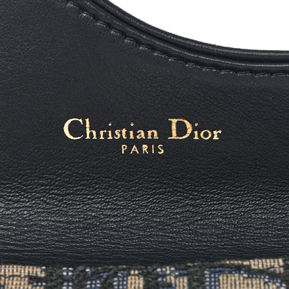 Christian Dior Oblique Saddle Cosmos Zipped Card Holder Blue 6 of 8