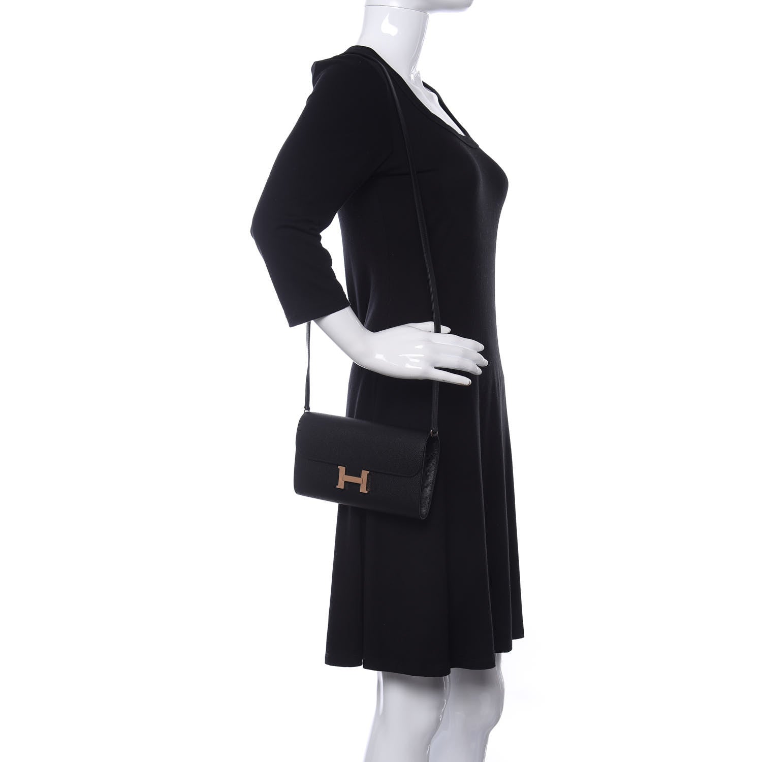 Hermes Epsom Constance Wallet To Go Black 2 of 10