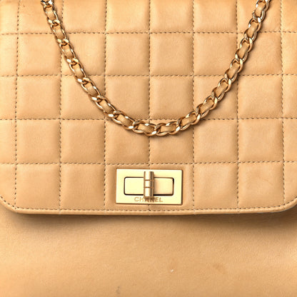 Chanel Lambskin Chocolate Bar Accordion Flap Beige 8 of 14