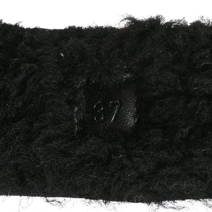 Gucci Merino Wool Interlocking G Dad Sandals 37 Black 7 of 9