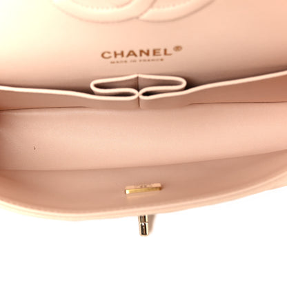 Chanel Caviar Quilted Medium Double Flap Light Beige 5 of 10