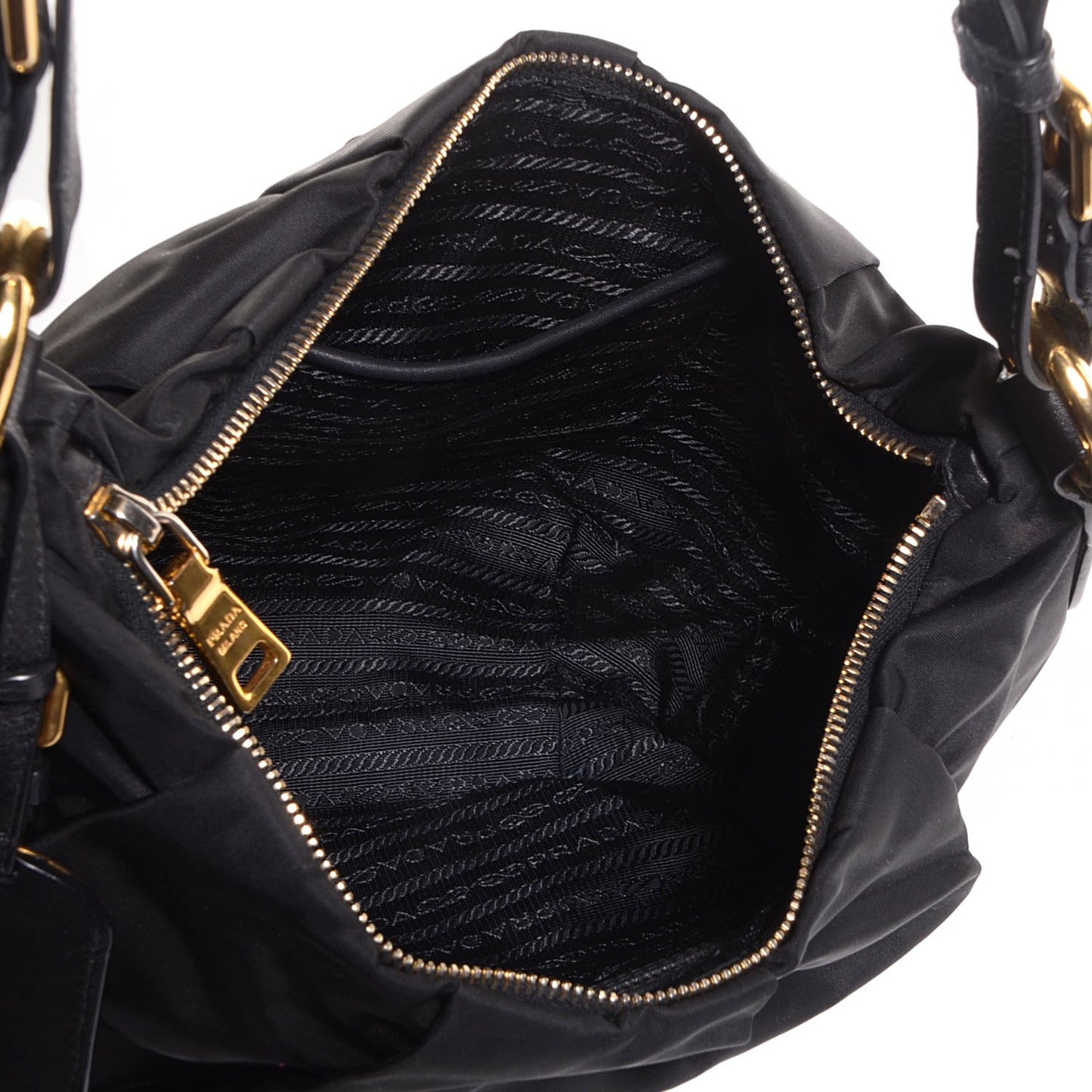 Tessuto Nylon Shoulder Bag Nero Black