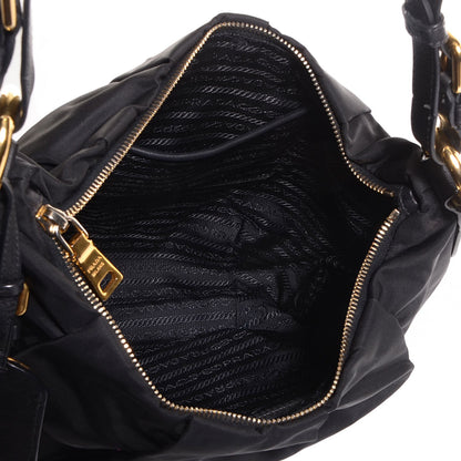 Prada Tessuto Nylon Shoulder Bag Nero Black 5 of 9