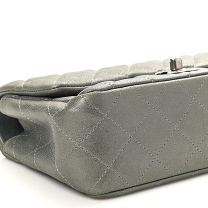 Chanel Iridescent Lambskin Quilted Mini Rectangular Flap Khaki 8 of 10