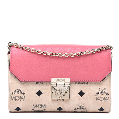 MCM Visetos Millie Crossbody Beige Pink 1 of 10
