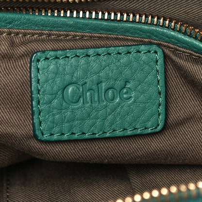Chloe Calfskin Large Marcie Satchel Emerald 10 of 23