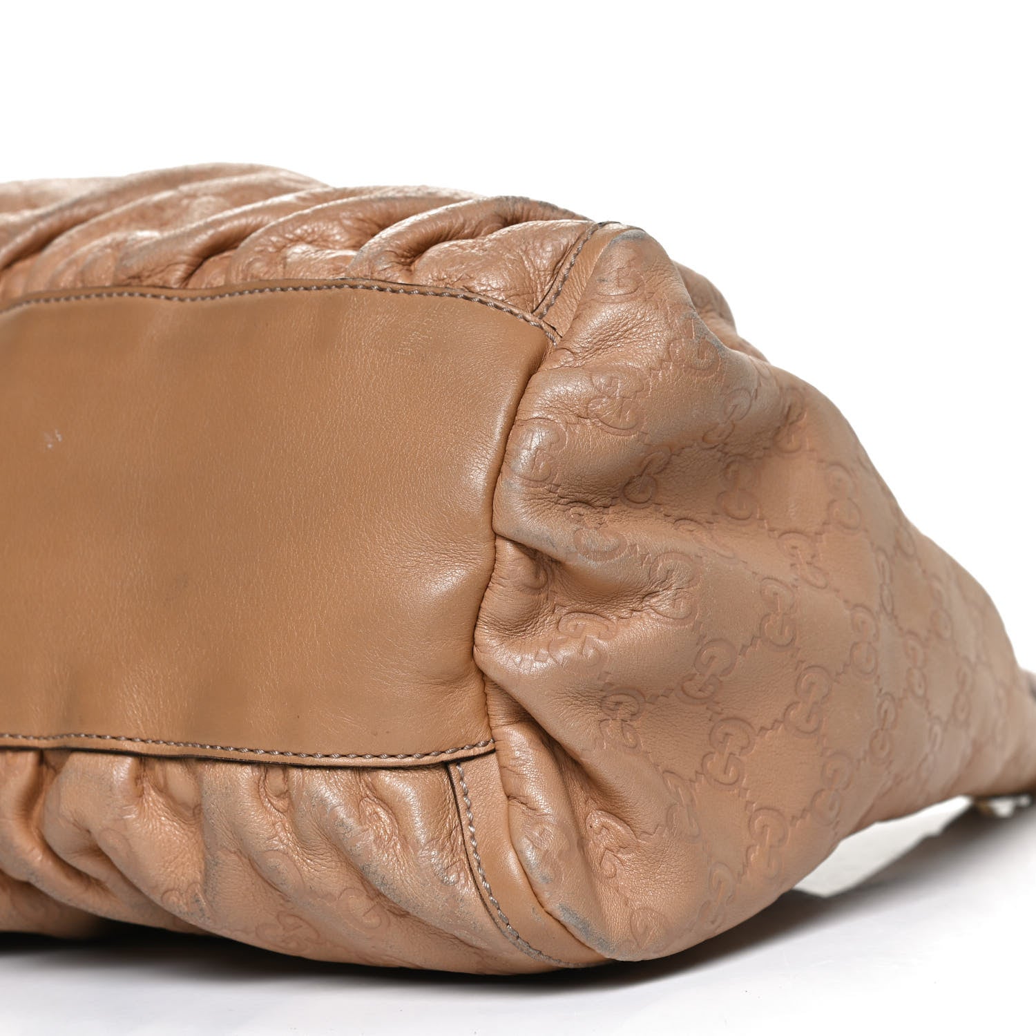 Gucci Guccissima Large D Gold Hobo Tan 11 of 12