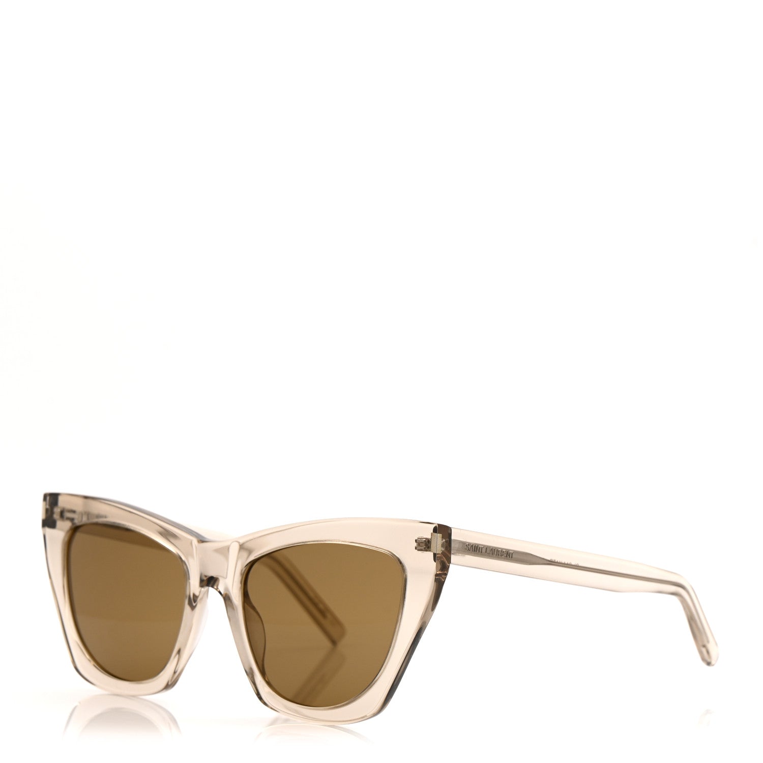 Saint Laurent New Wave SL214 Kate Cat Sunglasses Nude 1 of 8