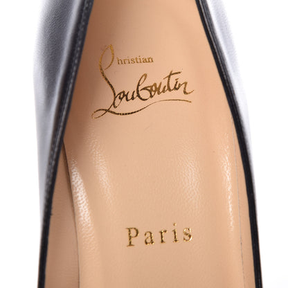 Christian Louboutin Shiny Nappa Pigalle Follies 100 Pumps 37.5 Black 7 of 8