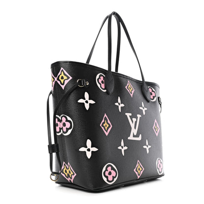 Louis Vuitton Monogram Giant Wild At Heart Neverfull MM Black 2 of 4