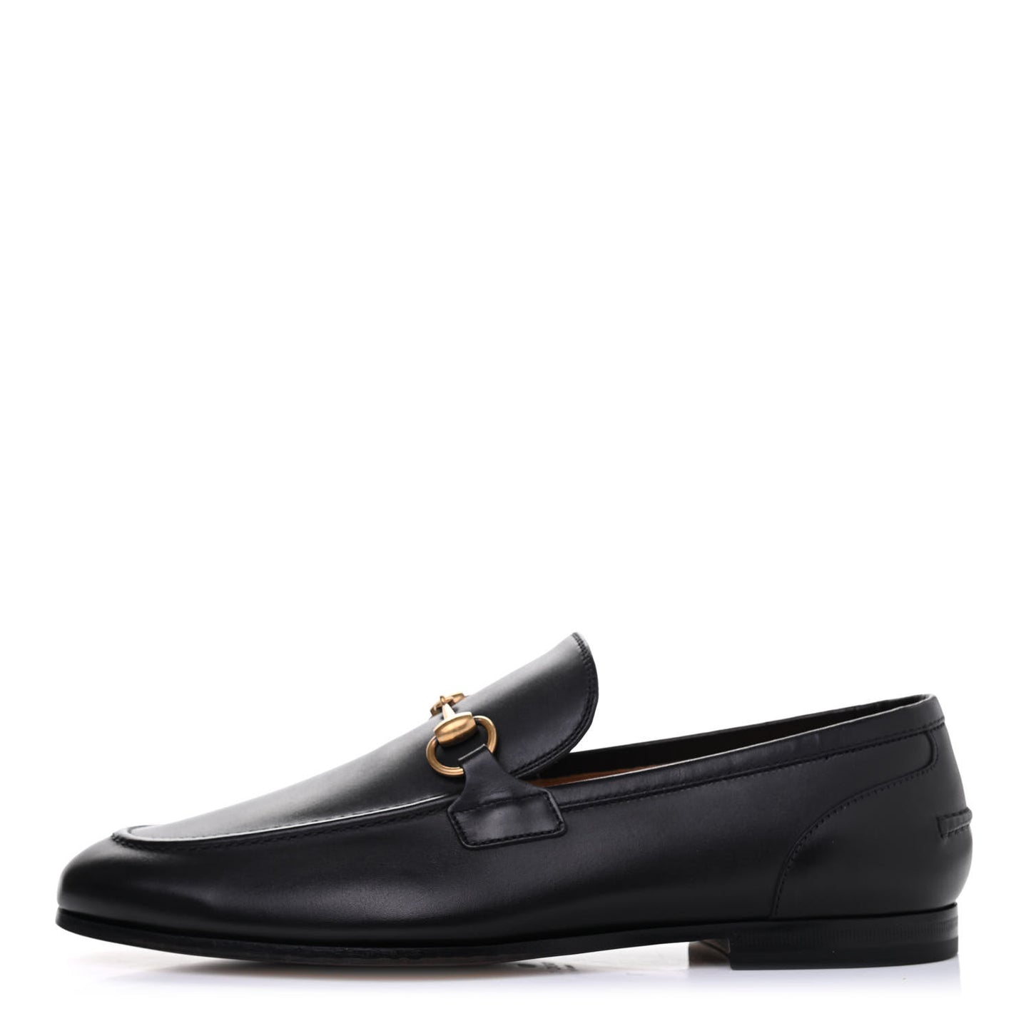 Calfskin Horsebit Mens Jordaan Loafers 7 Black