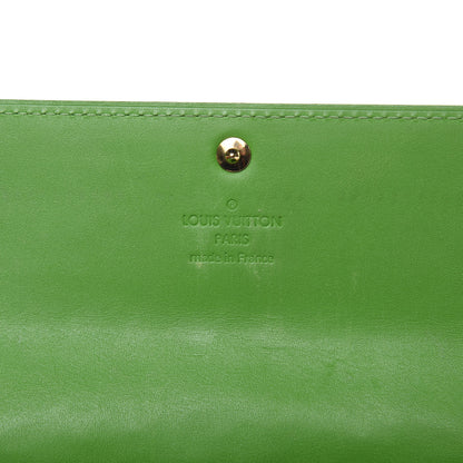 Louis Vuitton Vernis Sarah Wallet Vert Tonic 6 of 12