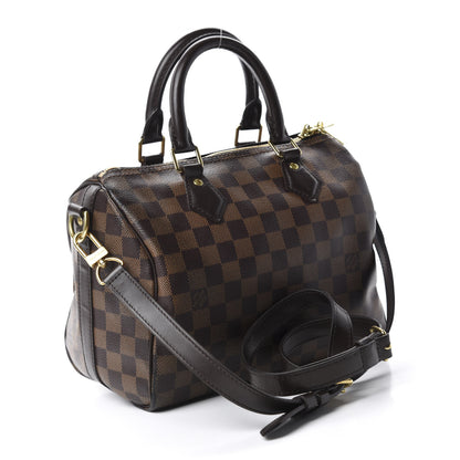 Louis Vuitton Damier Ebene Speedy Bandouliere 25 4 of 13