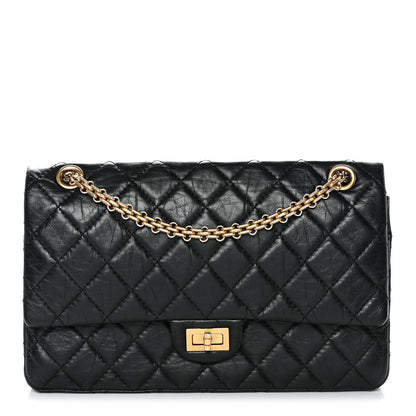 Chanel Aged Calfskin Quilted 2.55 Reissue 226 Flap Black 1 of 11