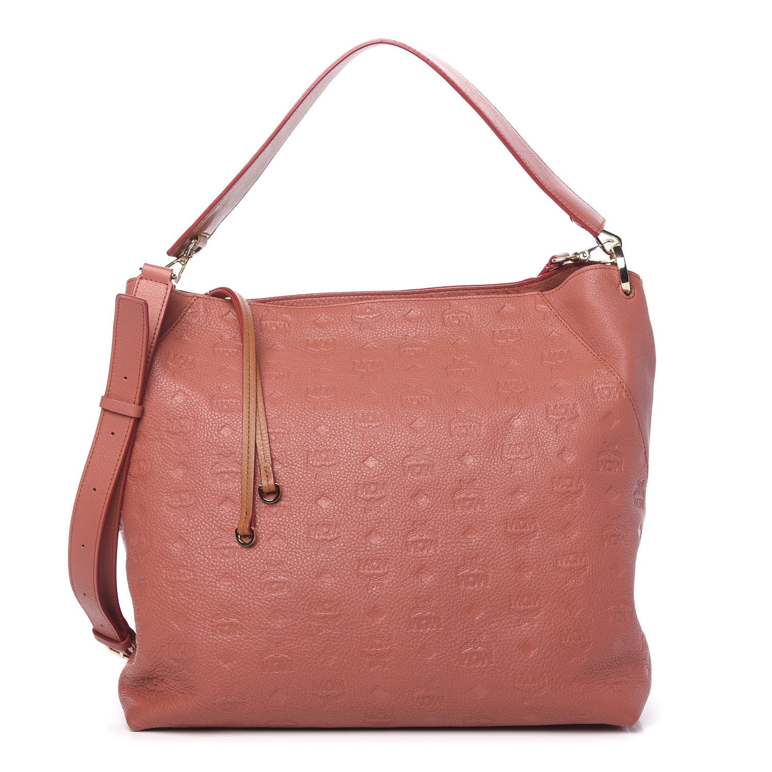 MCM Calfskin Ottomar Large Klara Hobo Cocoa 1 of 13