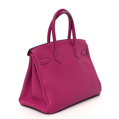 Hermes Togo BIRKIN 30 Rose Pourpre 3 of 10